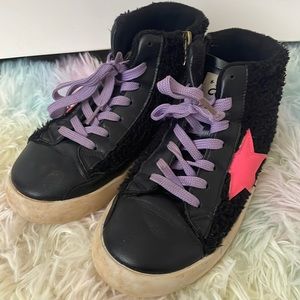 Lola and the boys high top star sneakers